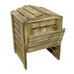 Cerland - Composteur en bois traité - 210 L - image